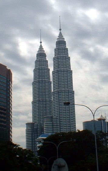 Petronas Towers in Kuala Lumpur, Malaysia (formerly World's Tallest Buildings)