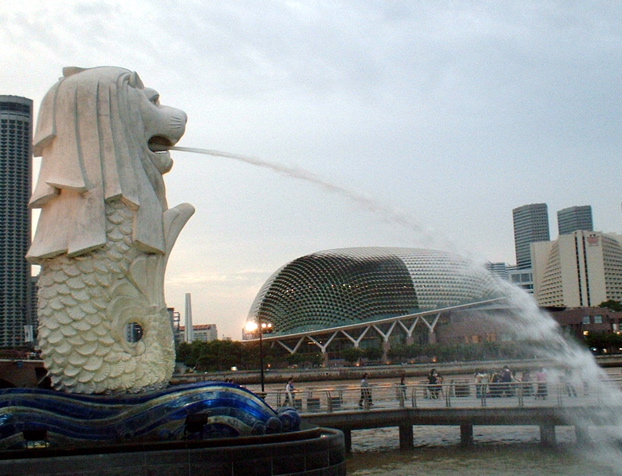 The Merlion in Singapore